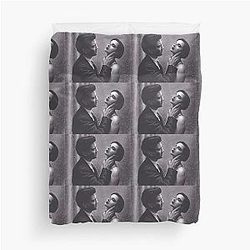 David Lynch and Isabella Rossellini Duvet Cover