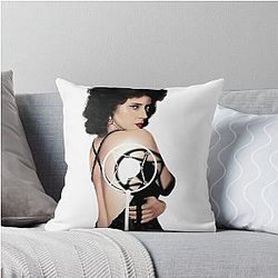 Blue Velvet Inspired Dorothy Vallens Throw Pillow