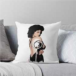 Isabella Rossellini Blue Velvet Dorothy Vallens Throw Pillow