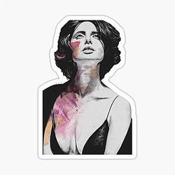 Isabella Rossellini Sensual Sketch Portrait