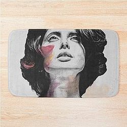 Isabella Rossellini sensual portrait Bath Mat