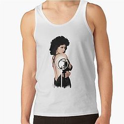 Blue Velvet Inspired Dorothy Vallence Lynch Isabella Rossellini Illustration Tank Top