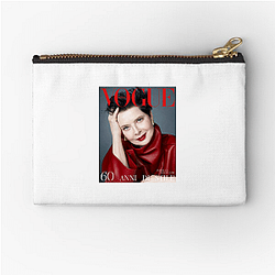 Beauty of Actress Isabella Rossellini Zipper Pouches
