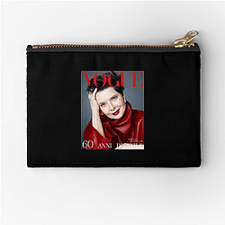 Beauty of Actress Isabella Rossellini Zipper Pouches