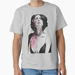 Isabella Rossellini sensual sketch portrait Classic T-Shirt