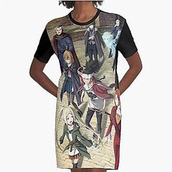 Ishura - All in One Graphic T-Shirt Dress