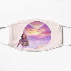 Ishura on the Beach at Sunset Flat Mask