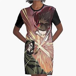 Ishura anime - Sojiro the Willow-Sword Graphic T-Shirt Dress