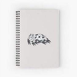Melkkoeien isopod Spiral Notebook