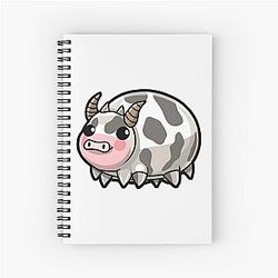 Melkkoeien isopod schattig Spiraal Notebook