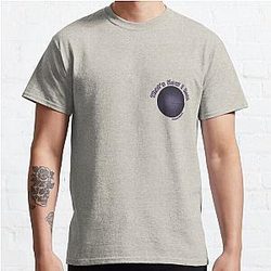 "Ecco come faccio a rotolare" Isopod Adesivo (Armadillium Vulgare) Classic T-Shirt