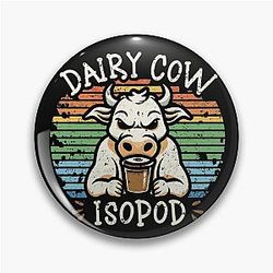 angry dairy cow isopod  Pin