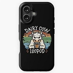 mucca lattiera arrabbiata isopod Custodia per iPhone