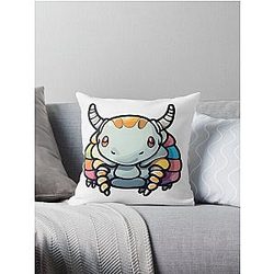 Meerkleurige Cute Dairy Cow Isopod - Simple Crustacean Design Gooikussen