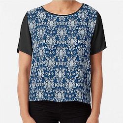 Isopod Damask 3 Chiffon Top