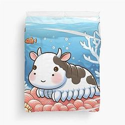 sea cow isopod Duvet Cover