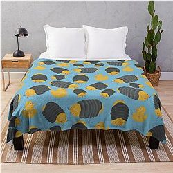 Rubber ducky isopods: The Meeting Throw Blanket