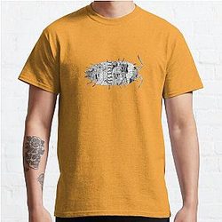 Isopod Zentangle-Facing Right Classic T-Shirt