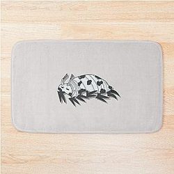 Dairy cow isopod (Porcellio laevis) Bath Mat