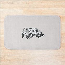 Dairy cow isopod (Porcellio laevis) Bath Mat