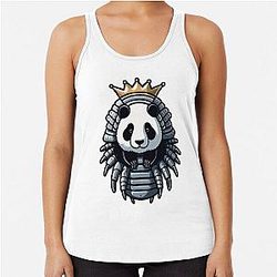 panda king isopod  2 Racerback Tank Top