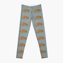 Powder Orange Isopod Leggings
