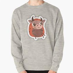 Dairy Cow Isopod, dairy cow isopod colorful Sticker Pullover Sweatshirt