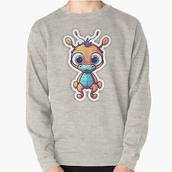 Melkkoe IsopodMelkkoeien isopod kleurrijke Sticker Pullover Sweatshirt