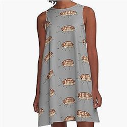 Peach Isopod A-Line Dress