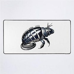 Metaal Isopod Kunst illustratie bureau Mat