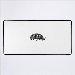 Dagelijkse koe Isopod sticker Bureau Mat
