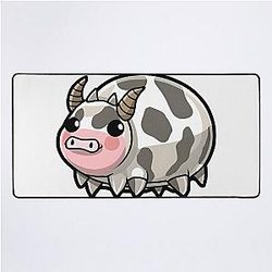Dairy cow isopod cute Desk Mat
