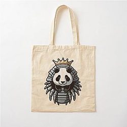 Panda re isopod 2 Tote Bag di cotone