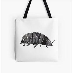 Cow Isopod adesivo Tutto su Tote Bag