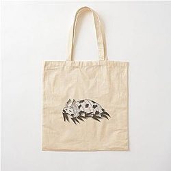 Mucca lattiera isopod (Porcellio laevis) Tote Bag di cotone