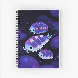 Wolk isopod - Sterrennacht Spiral Notebook