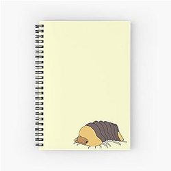 Rubberen eendje isopod Spiraal Notebook