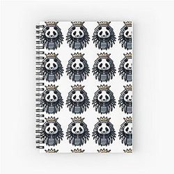 panda king isopod  2 Spiral Notebook