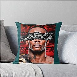 Israel Adesanya Style Bender UFC 276 Throw Pillow