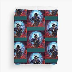 Israel Adesanya The Last Ninja Bender Duvet Cover