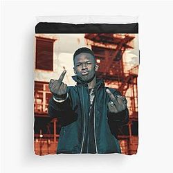 Israel Adesanya T Shirt Fighting Duvet Cover