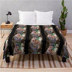 Israel Adesanya Broken Native D2 Premium Throw Blanket
