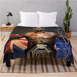 Israel Adesanya Throw Blanket