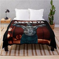 Israel Adesanya 281 T Shirt Fighting Throw Blanket