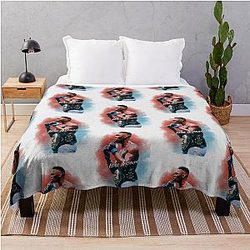 Israel Adesanya T Shirt Sticker Throw Blanket