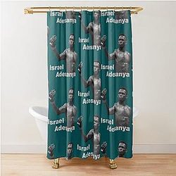 Israel Adesanya Shower Curtain