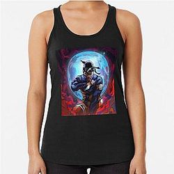Israel Adesanya Ninja The Last Style Bender Racerback Tank Top