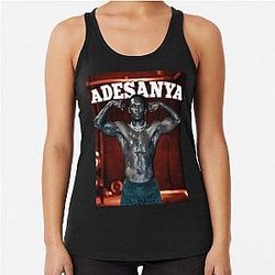Israel Adesanya T shirt Fighting Racerback Tank Top