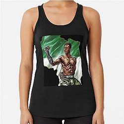 Israel Adesanya The Last Style Bender Racerback Tank Top