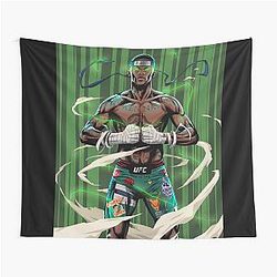 Israel Adesanya UFC Middleweight Champion Tapestry